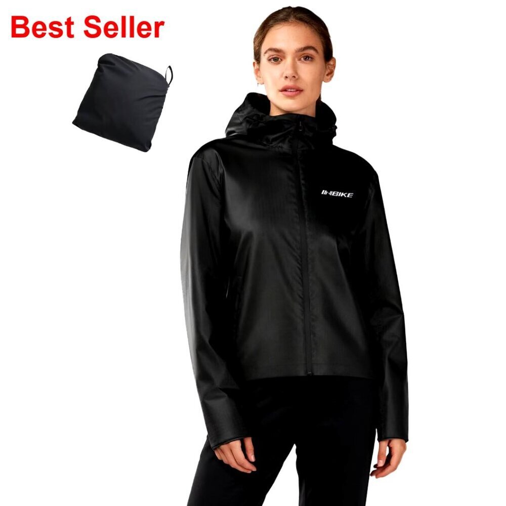 Waterproof Windbreaker Cycling Jacket Lightweight Packable Reflective